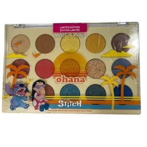 Disney Collab Wet N Wild Limited Edition Stitch Ohana Palette Eye & Face NEW